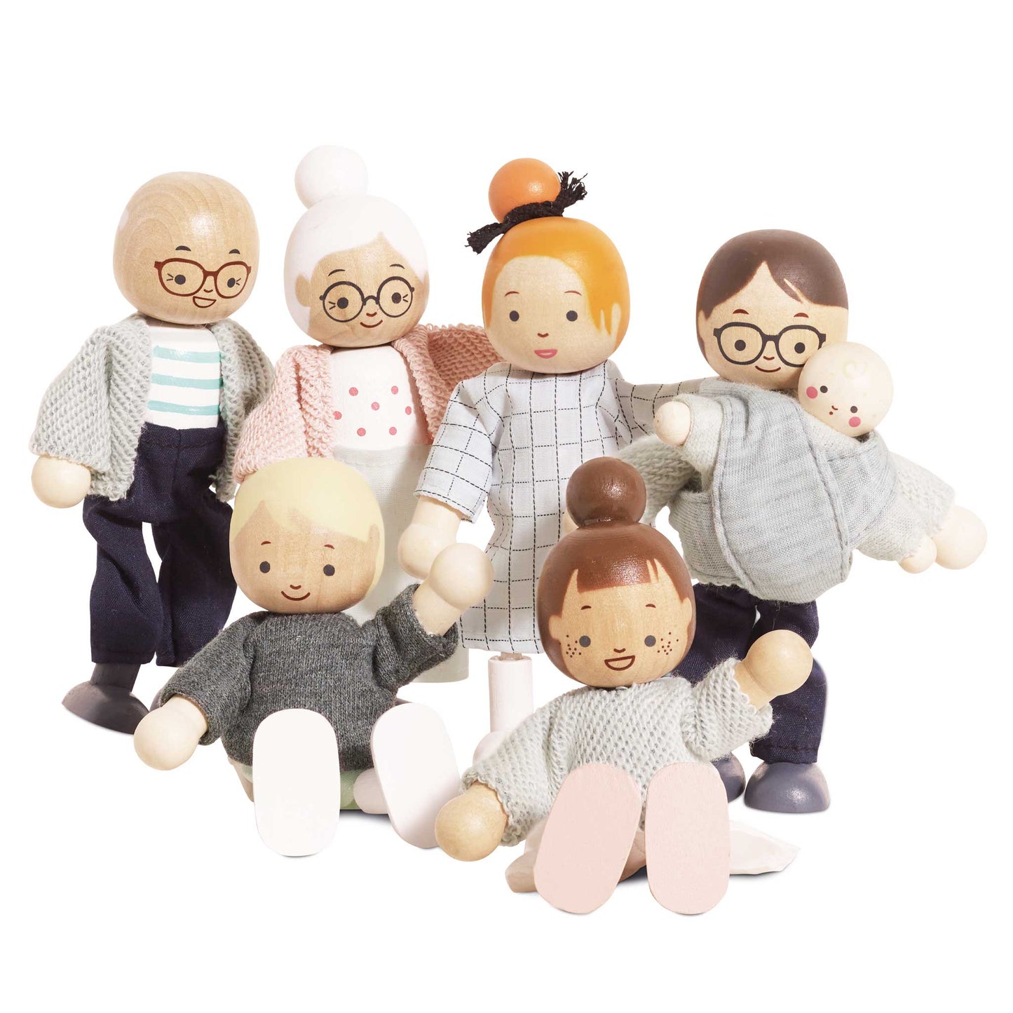 Família para Casa de Bonecas