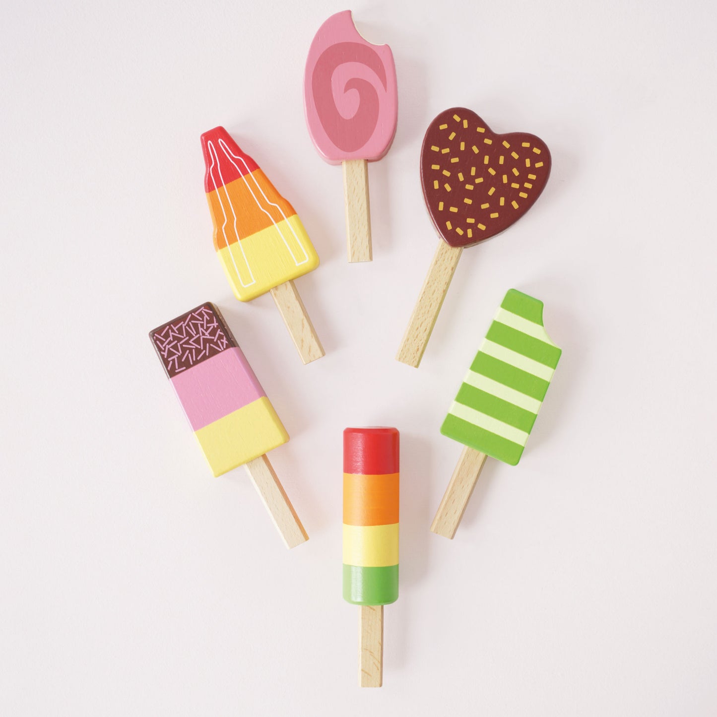 Picolés de Madeira Lollies Popsicles