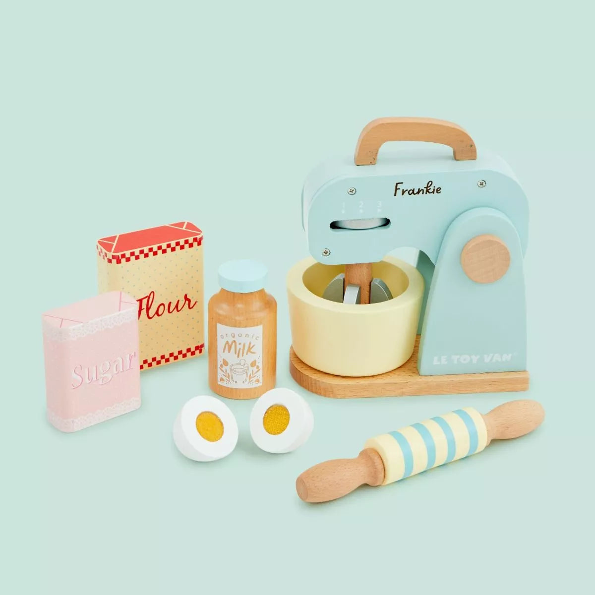 Batedeira e Acessórios de Madeira