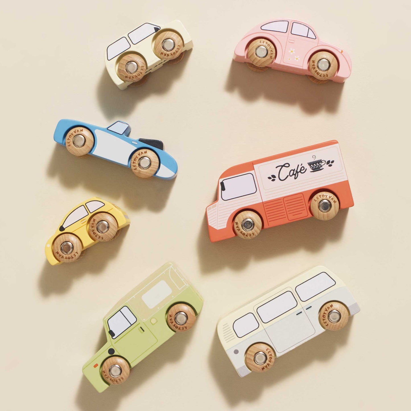 Conjunto de Carros de Brinquedo Vintage
