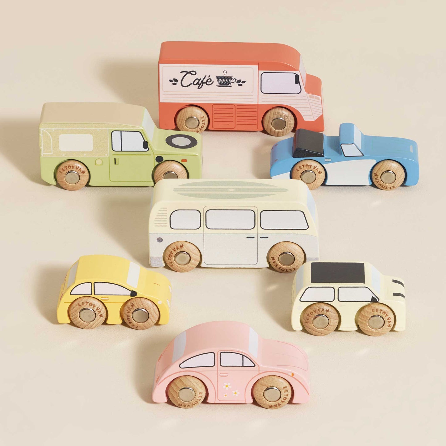Conjunto de Carros de Brinquedo Vintage