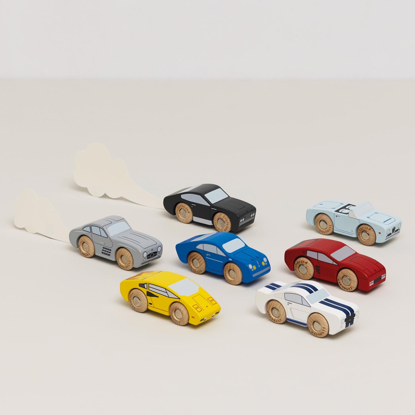 Conjunto de Carros de Brinquedo Esportivos