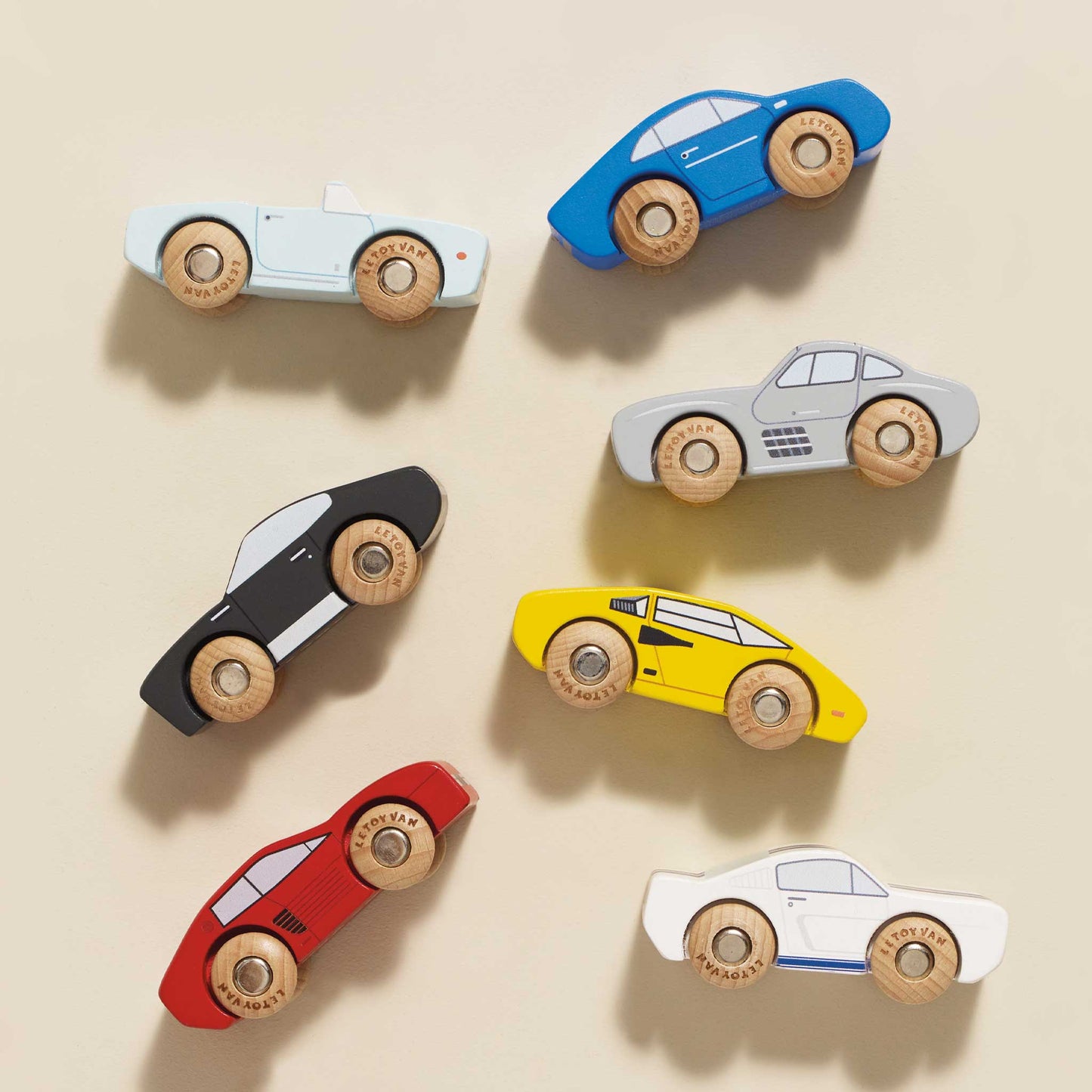 Conjunto de Carros de Brinquedo Esportivos