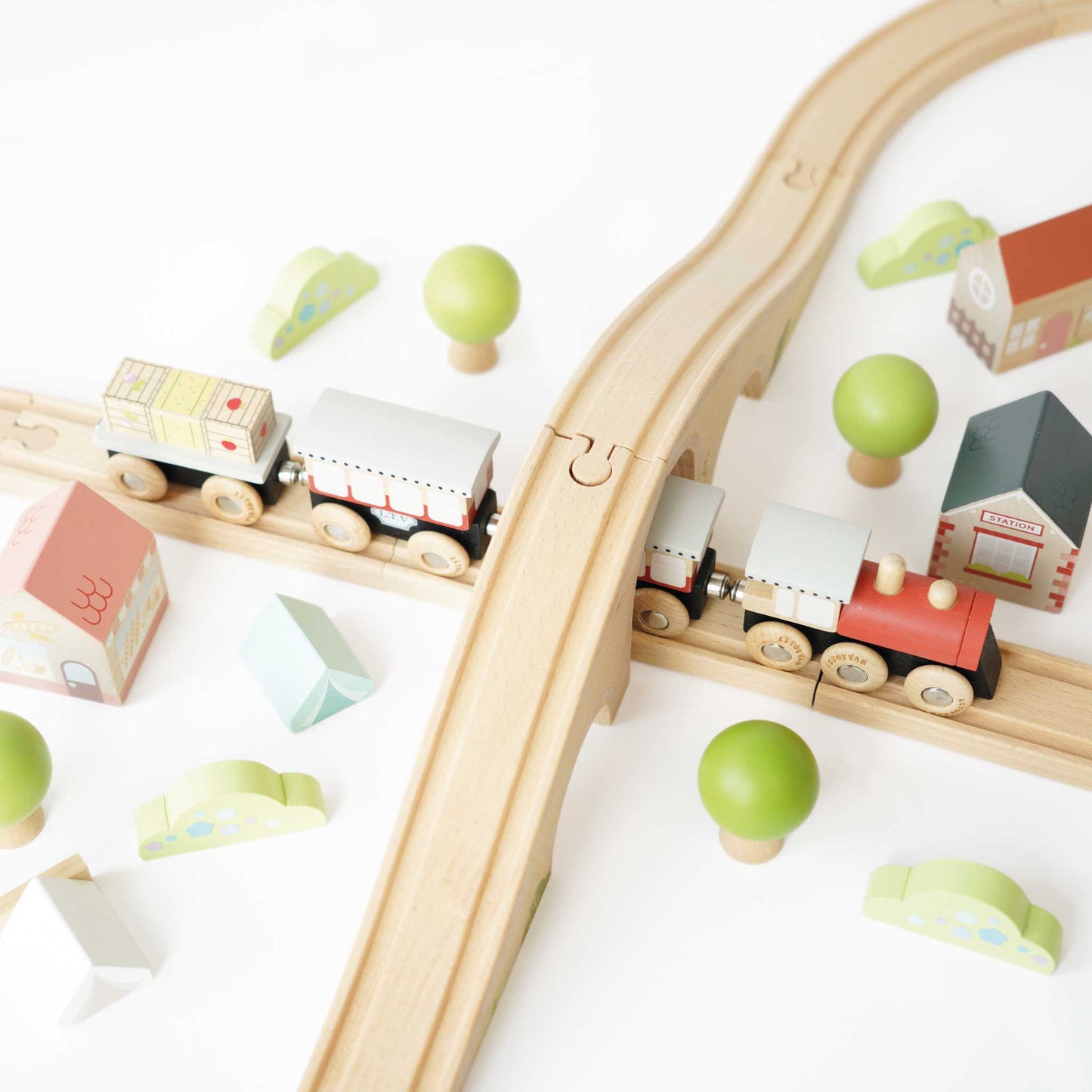 Conjunto de Trem em Forma de 8