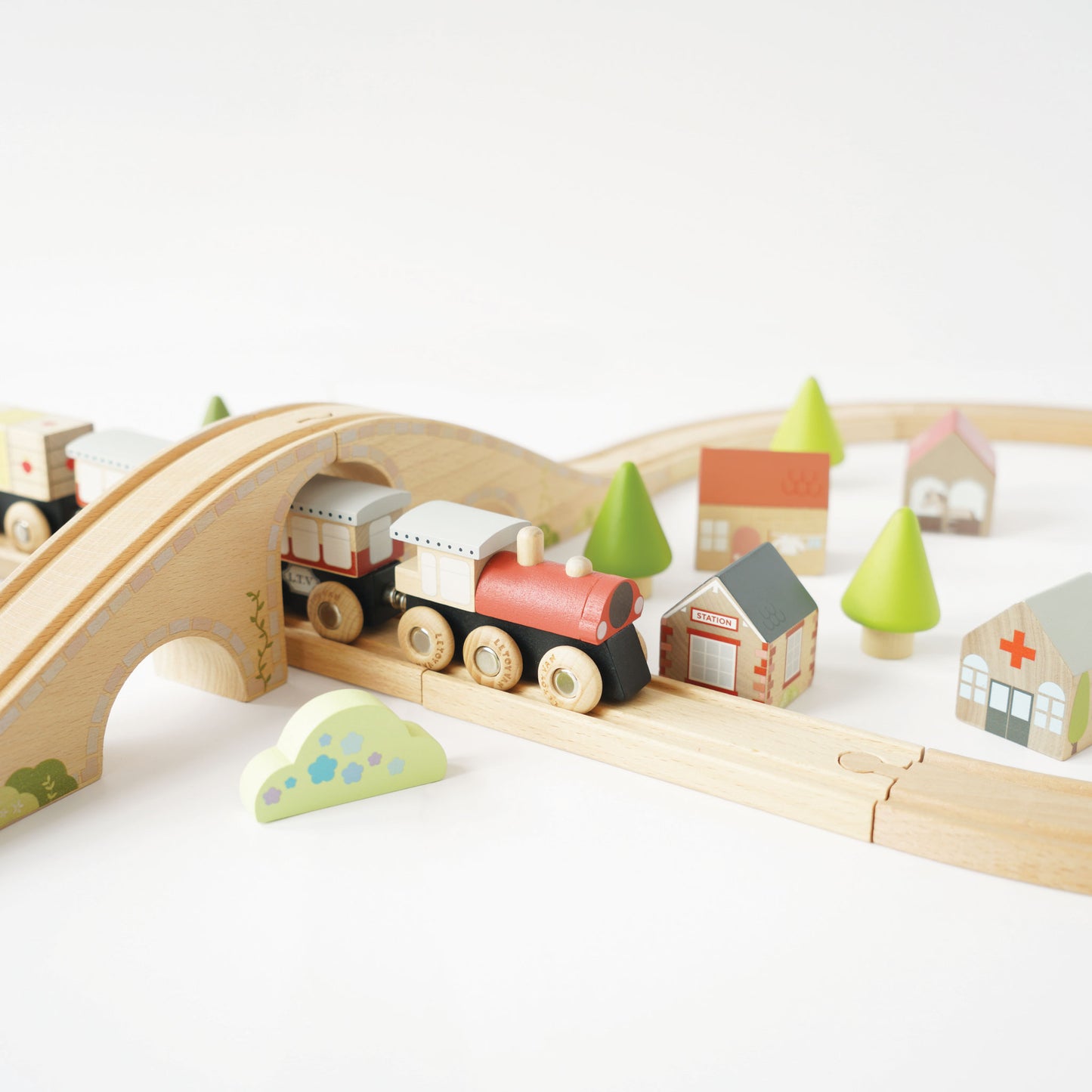 Conjunto de Trem em Forma de 8