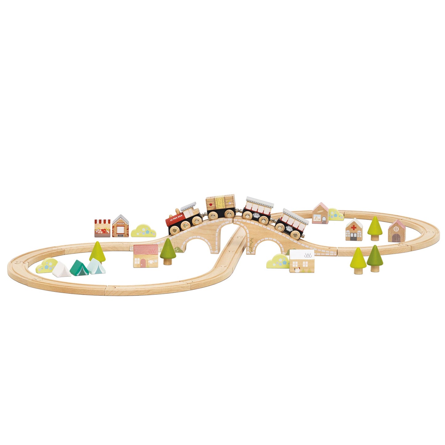 Conjunto de Trem em Forma de 8