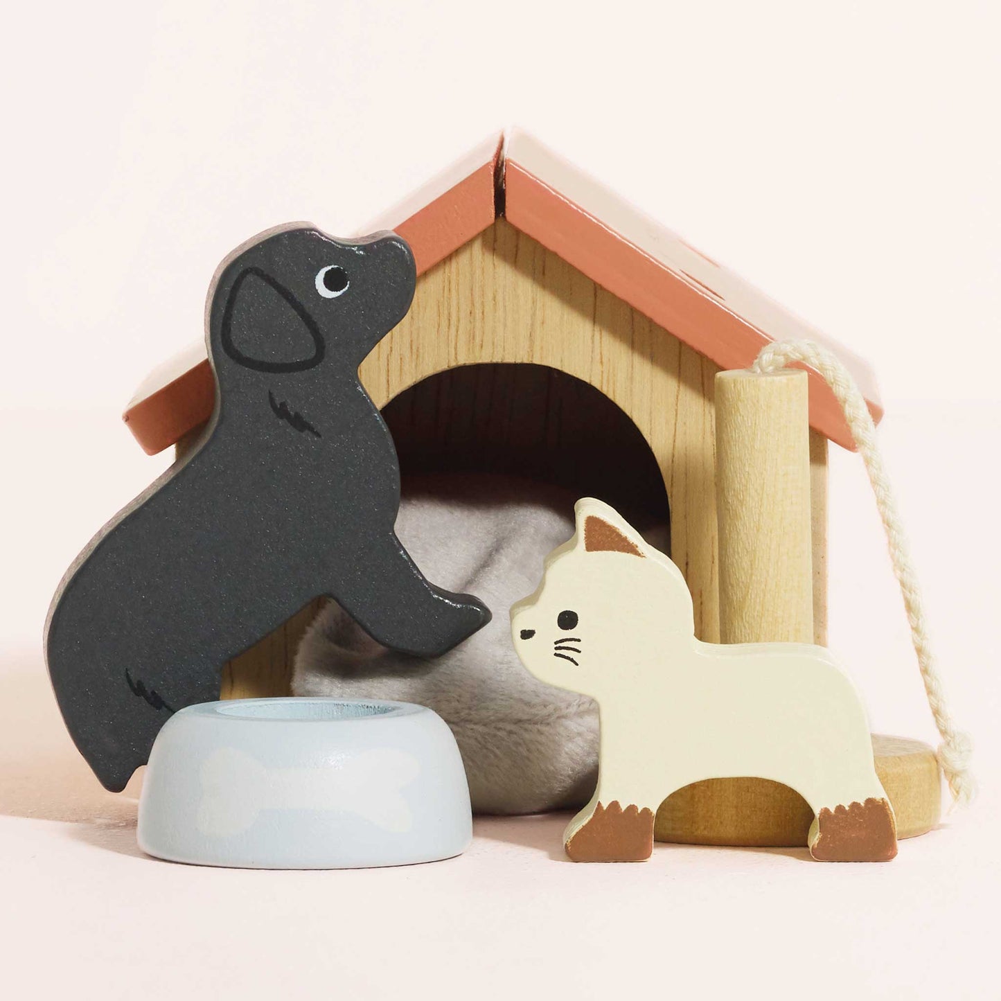 Conjunto de Animais de Estimação Cachorro e Gato