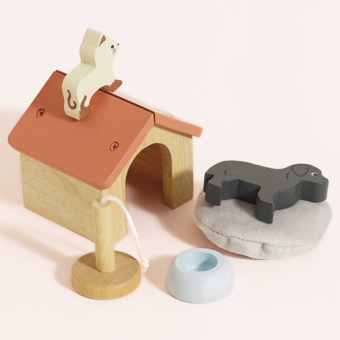 Conjunto de Animais de Estimação Cachorro e Gato