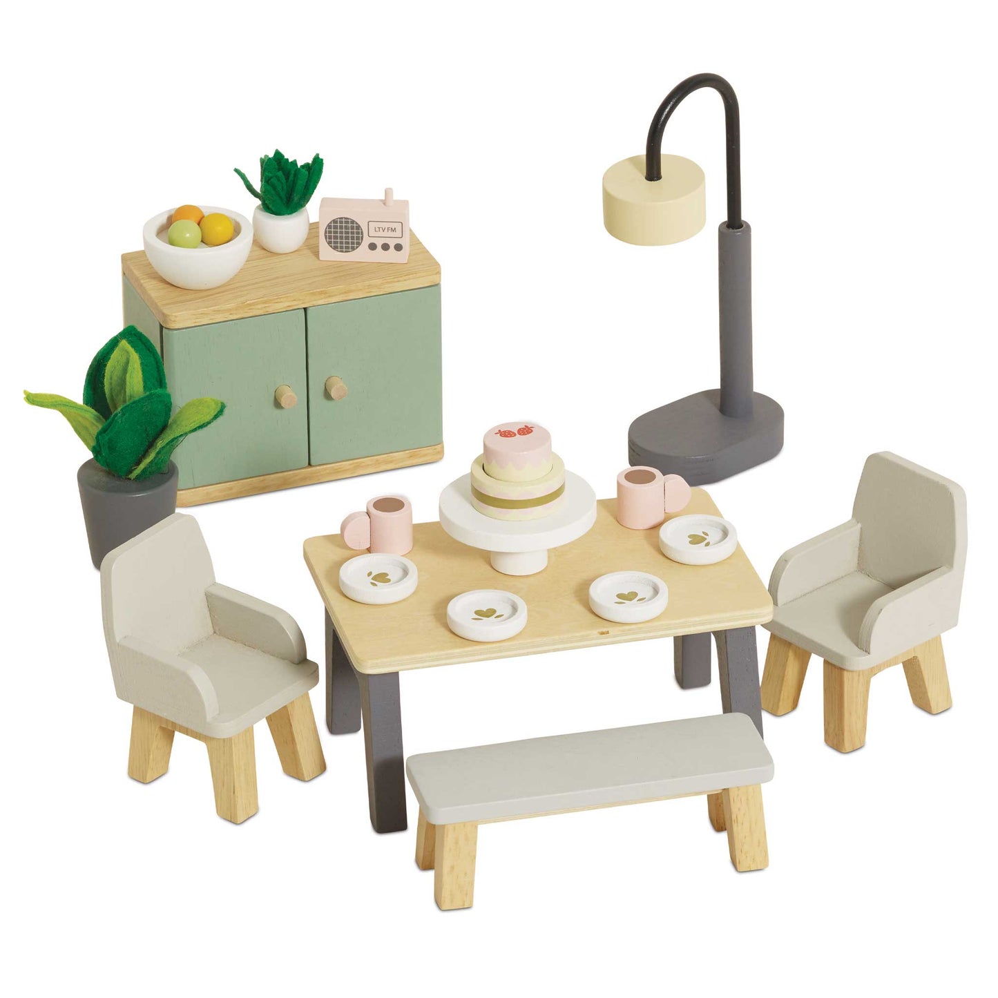 Sala de Jantar para Casa de Bonecas