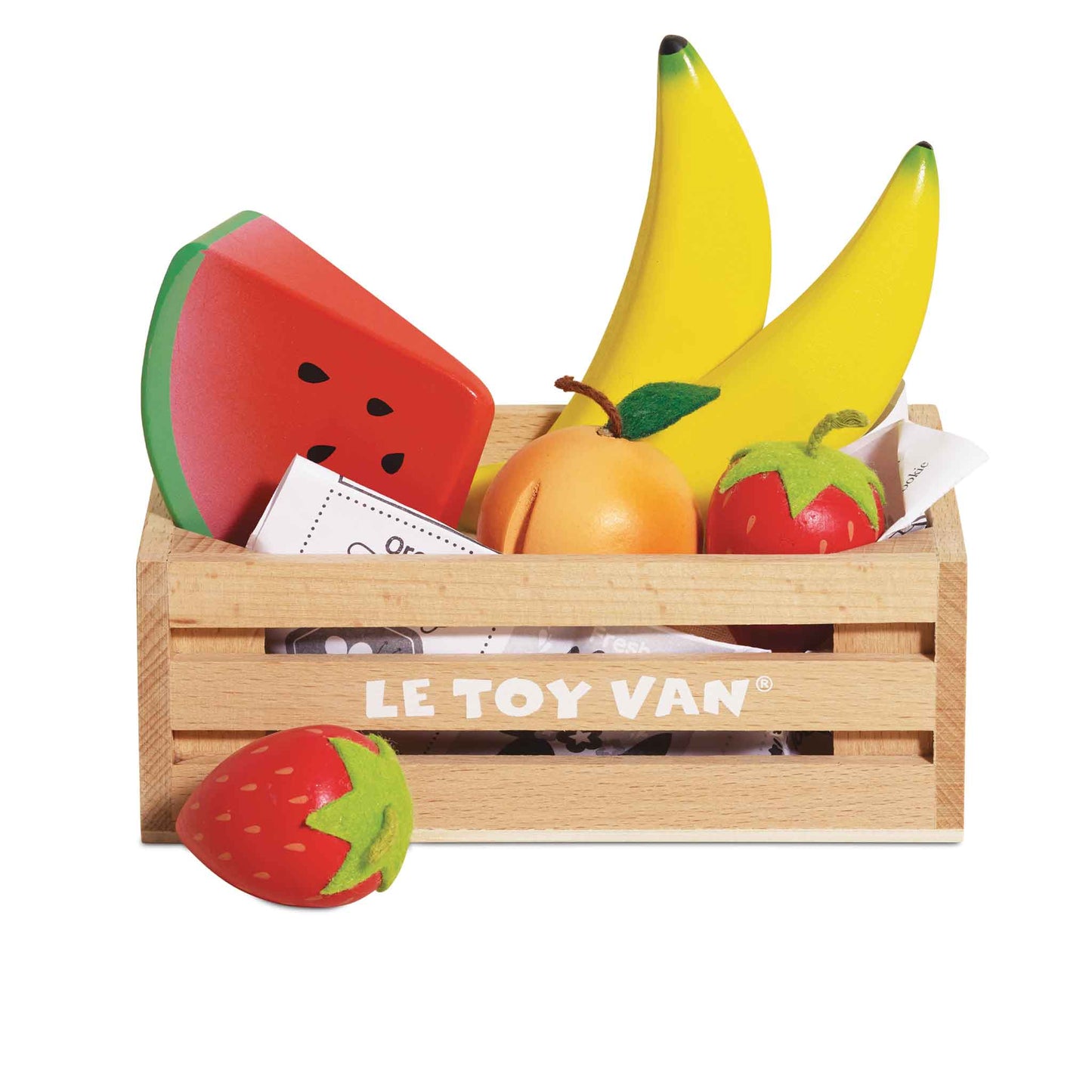 Caixa de Mercado de Madeira de Frutas Smoothie