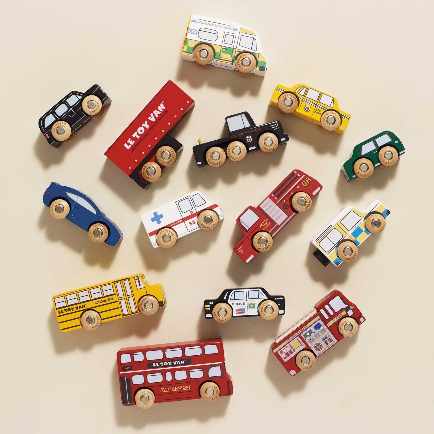 Conjunto de Carros de Brinquedo de Londres