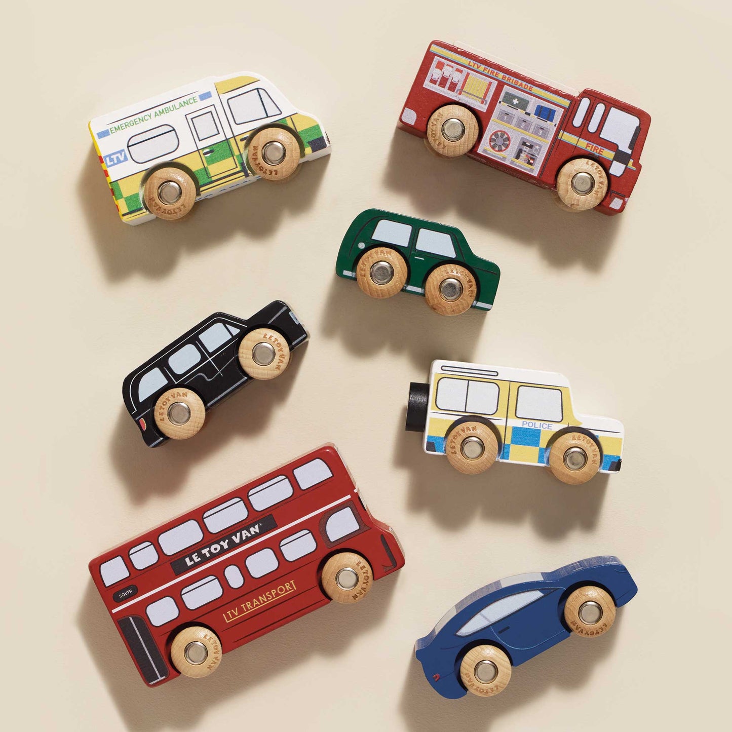Conjunto de Carros de Brinquedo de Londres
