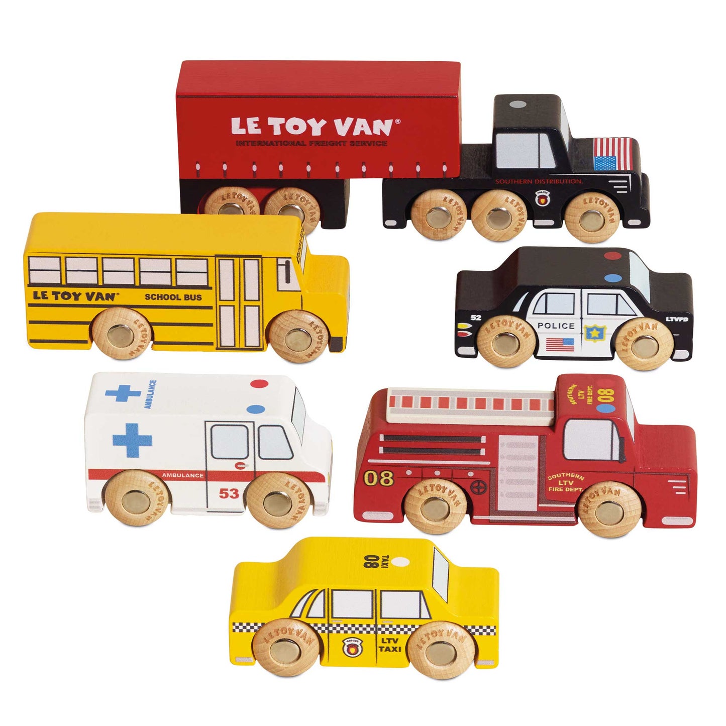 Conjunto de Carros de Brinquedo de Nova York