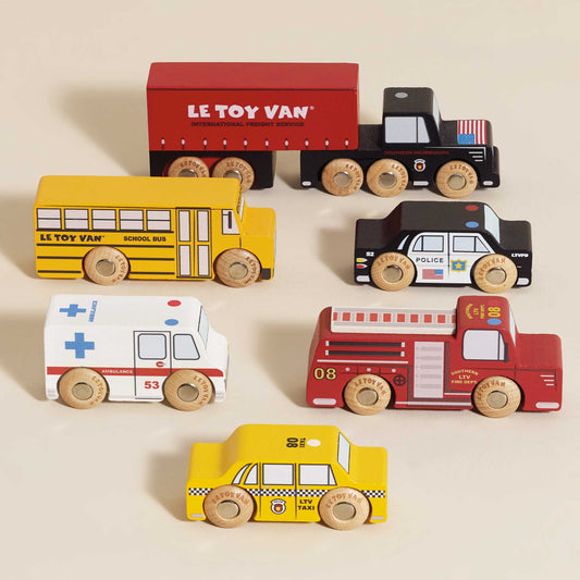 Conjunto de Carros de Brinquedo de Nova York