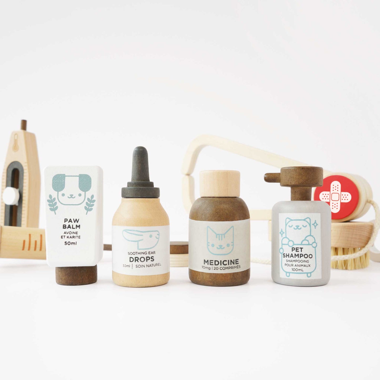Kit Profissões Veterinário Vintage