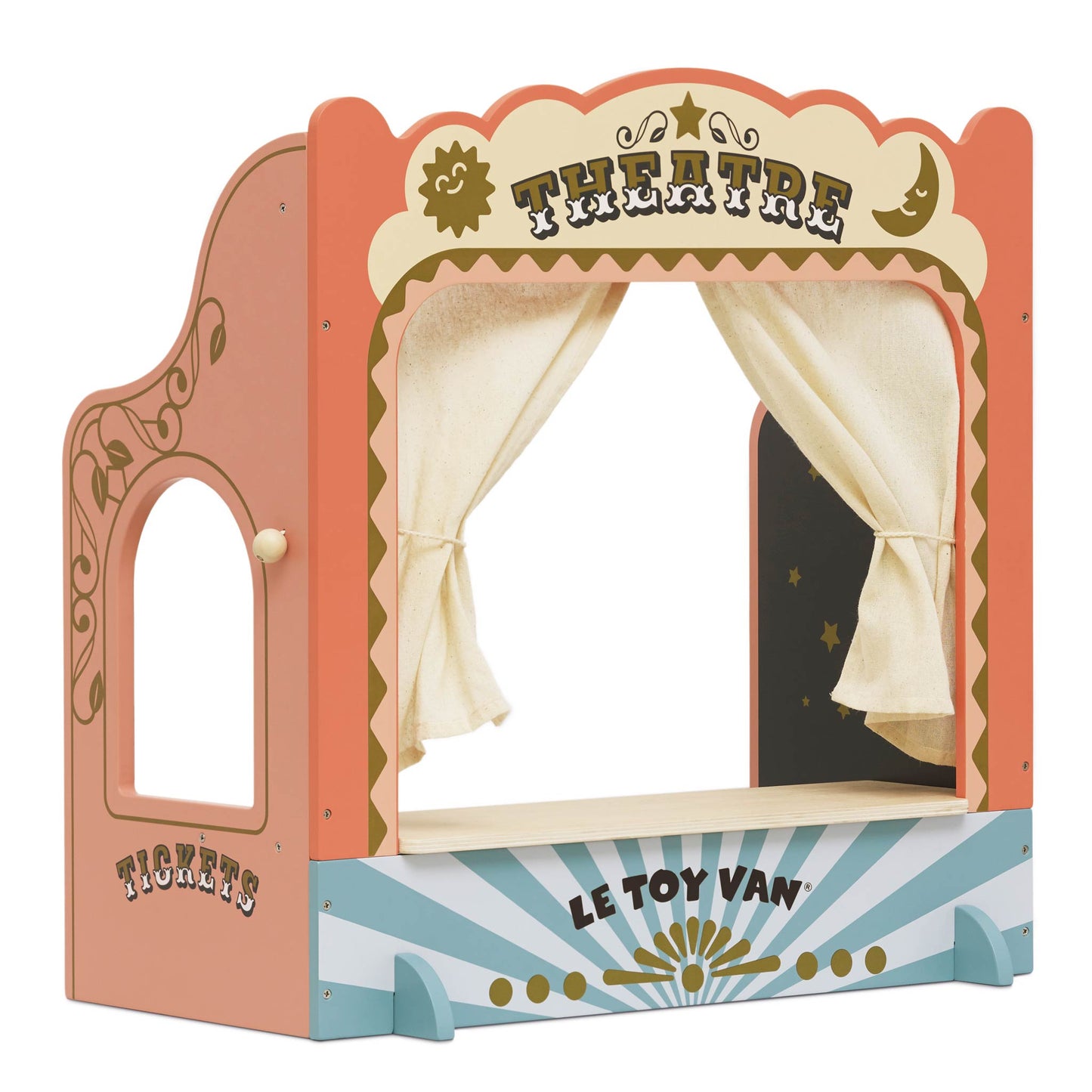 Teatro de Marionetes de Mesa em Madeira