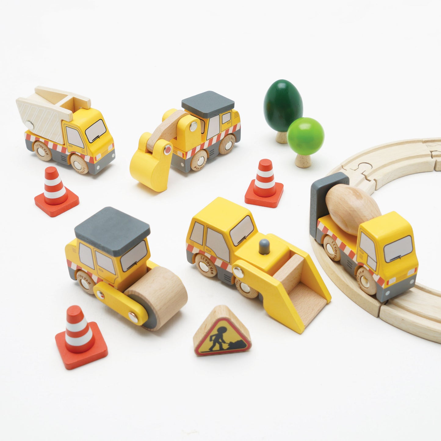 Conjunto de Carros de Brinquedo Construção