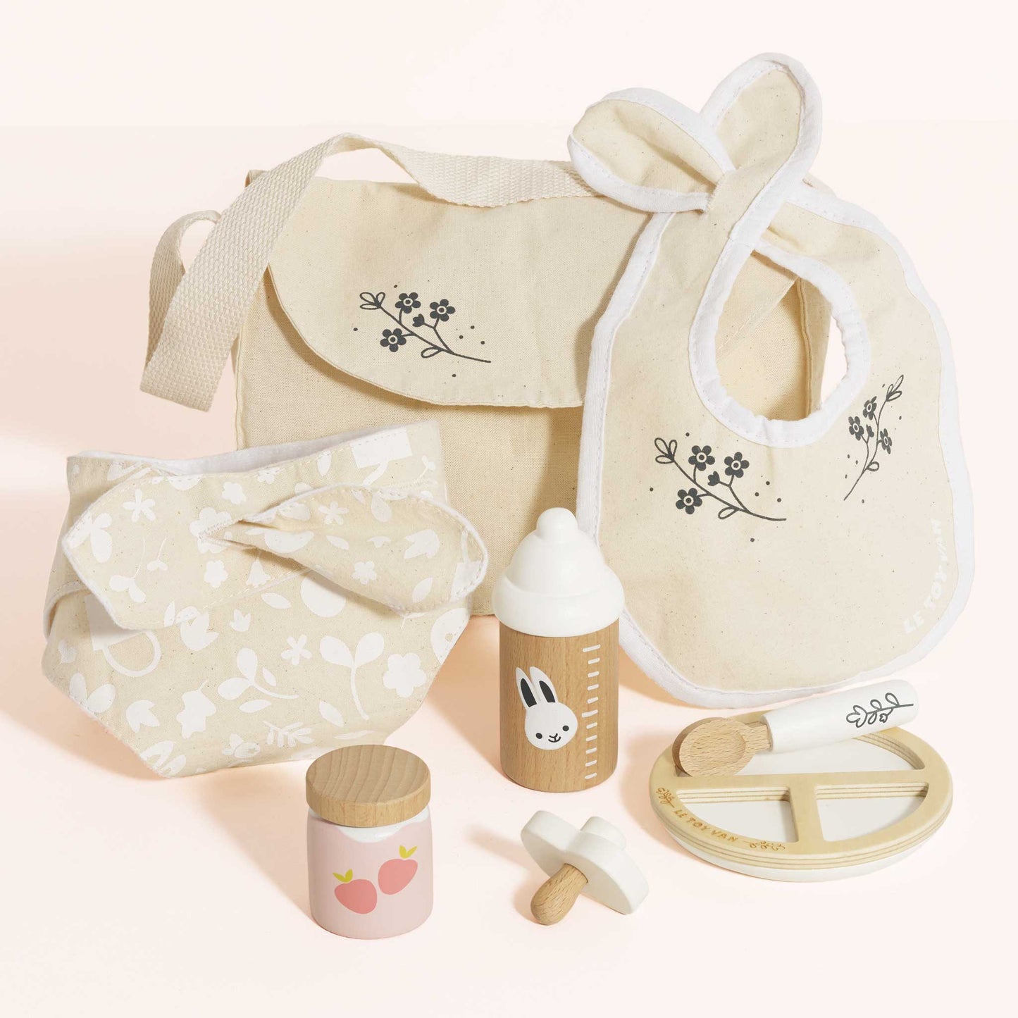 Kit e Bolsa de Amamentação para Bonecas
