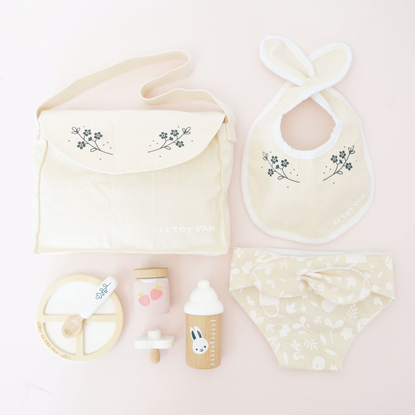Kit e Bolsa de Amamentação para Bonecas